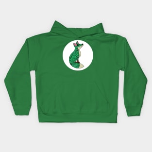 Happy Fox - Malachite Kids Hoodie